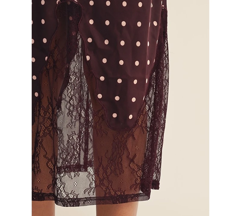 Arose Studio, Inc Women's Nerina Collared Lace Design Midi Dress