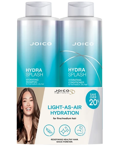Joico HydraSplash Winter Liter Shampoo and Conditioner Duo