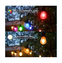 Monster Cable 24 ft Sound Reactive Smart Multi-Color Outdoor String Light