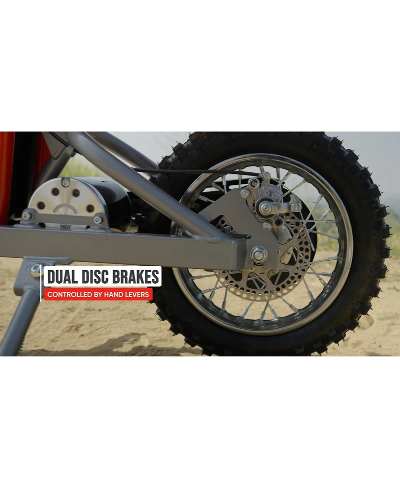 Razor MX500 Red Dirt Rocket High-Torque Electric Motorcycle Dirt Bike for Adult