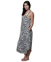 J Valdi Women's Flowy Pull-On Swim Jumper