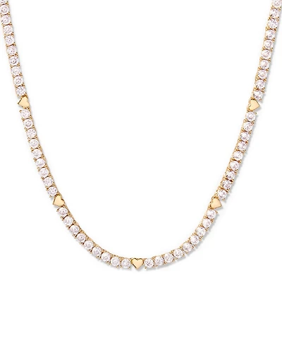 brook & york Coco Heart Tennis Necklace