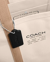 Coach Men's Utility Canvas Tote Bag