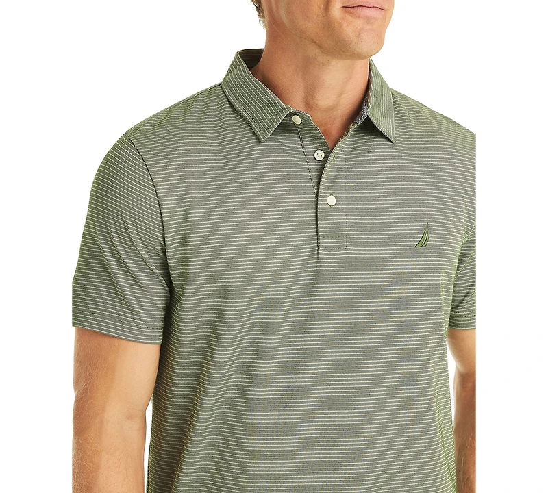 Nautica Men's Striped Golf Polo Shirt
