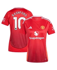 Adidas Women's Marcus Rashford Red Manchester United 2024/25 Home Replica Player Jersey