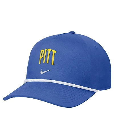 Men's Royal Pitt Panthers Rise Adjustable Hat