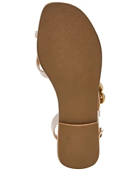 Dv Dolce Vita Women's Jetsy Embellished Jewelry Thong Asymmetrical Flat Sandals