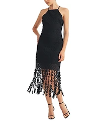 Arose Studio, Inc Women's Zariah Halter High-Neck Midi Dress