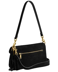 Coach Crystal Beaded Fringe Tabby Leather Shoulder Bag