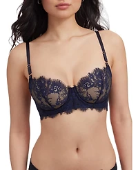 Skarlett Blue Entice Unlined Underwire Lace Balconette Bra