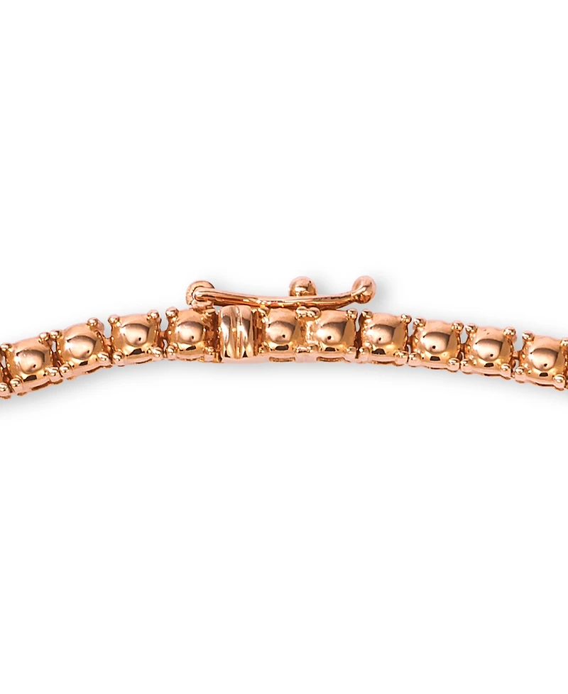 Le Vian Chocolate Diamond (6.20 ct. t.w.) and Nude Diamond (2.10 ct. t.w.) Tennis Necklace in 14k Strawberry Gold