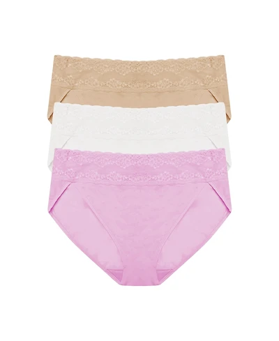 Natori Women's Bliss Perfection One French Cut Brief 3 Pack