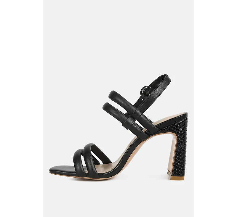 avianna Womens slim block heel sandal