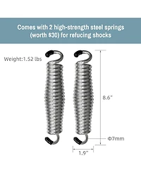 Mega Casa 5 Ft Extra Large 3-Seater Wooden Porch Swing, for Outdoor Patio Garden Yard (Deep Brown)