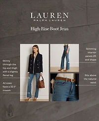 Lauren Ralph Lauren Women's High-Rise Boot Jeans
