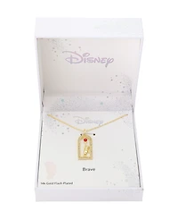 Disney Winnie the Pooh Crystal Pendant Necklace