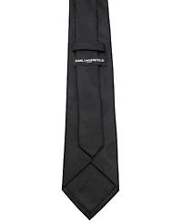 Karl Lagerfeld Paris Men's Herringbone Pattern Classic Tie