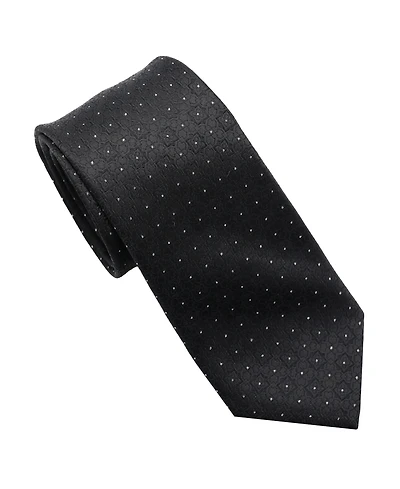 Karl Lagerfeld Paris Men's Sparkle Medallion Pattern Classic Tie