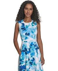 Calvin Klein Women's Sleeveless Crewneck Dress