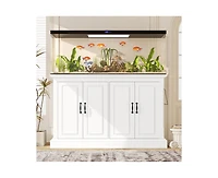 Casainc Storage Cabinet With Fish Tank Stand Power Outlet