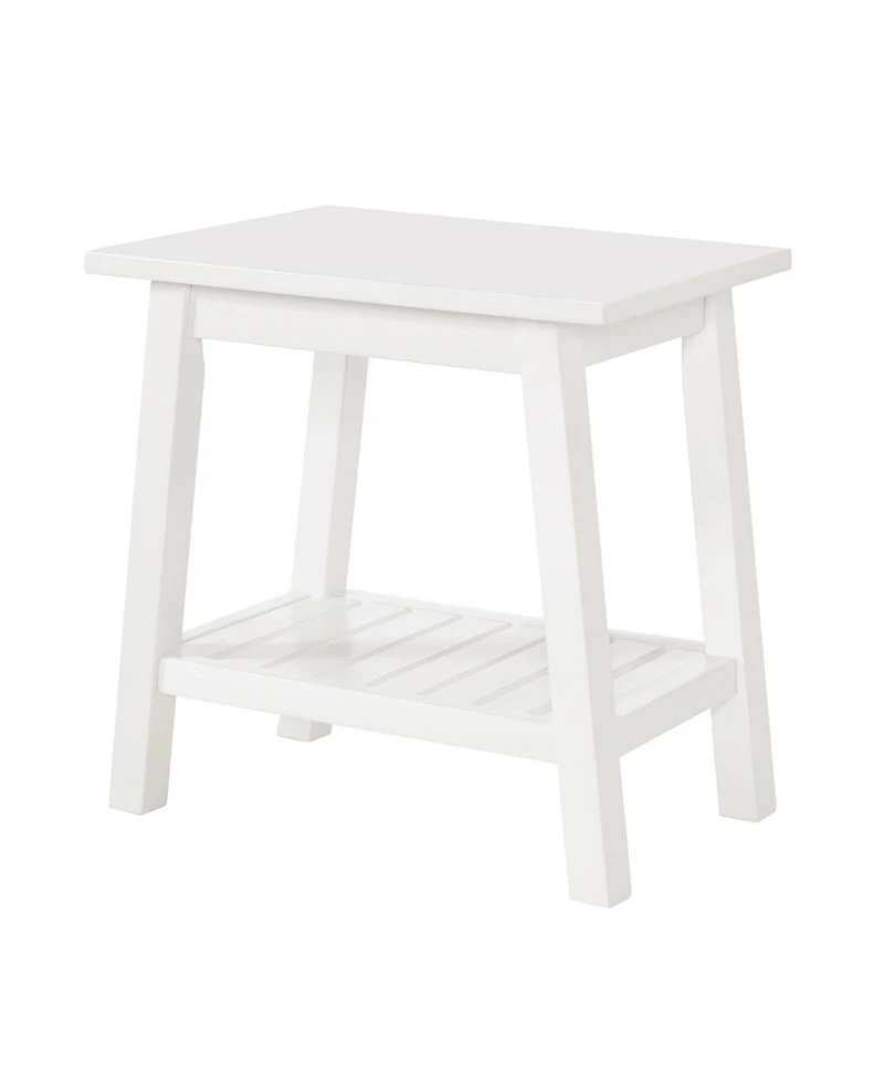 Alaterre Furniture 18" Wood Dorset Bench Stool