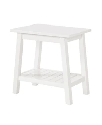 Alaterre Furniture 18" Wood Dorset Bench Stool