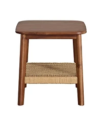 Alaterre Furniture 20" Acacia Wood Calais Side Table