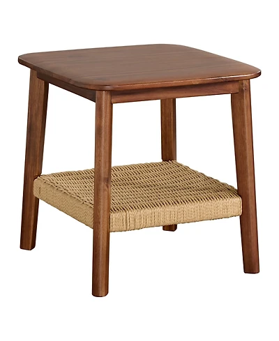 Alaterre Furniture 20" Acacia Wood Calais Side Table