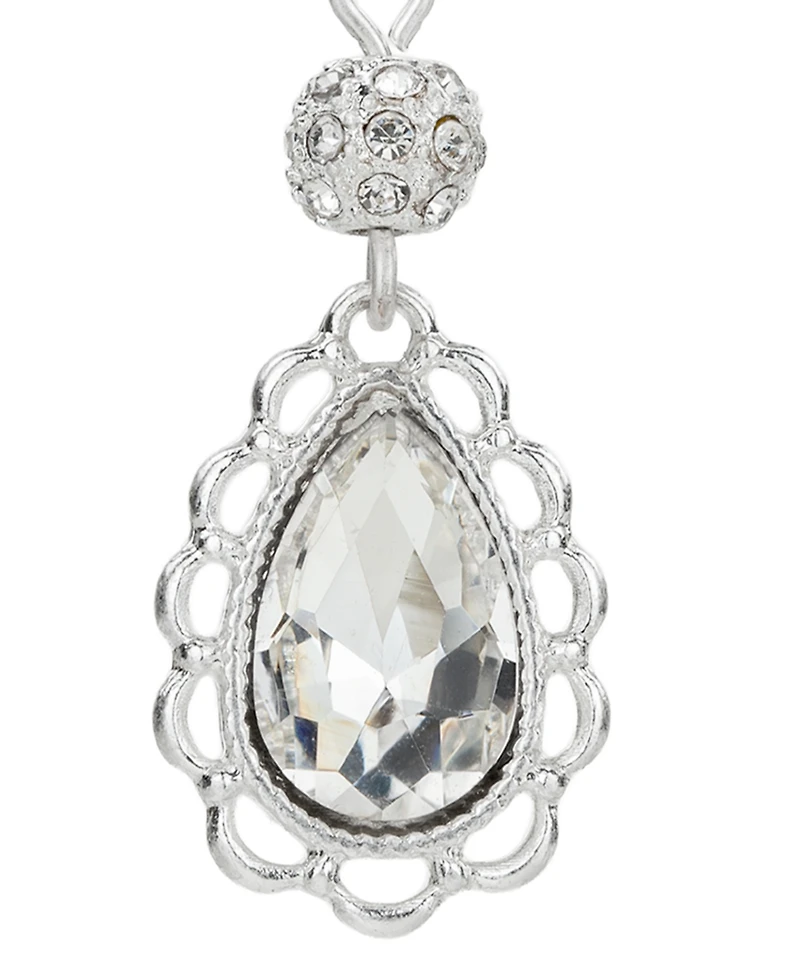 Patricia Nash Silver tone Teardrop Earrings