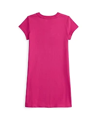 Polo Ralph Lauren Girls' 2T-6X Bear Cotton Jersey Dress