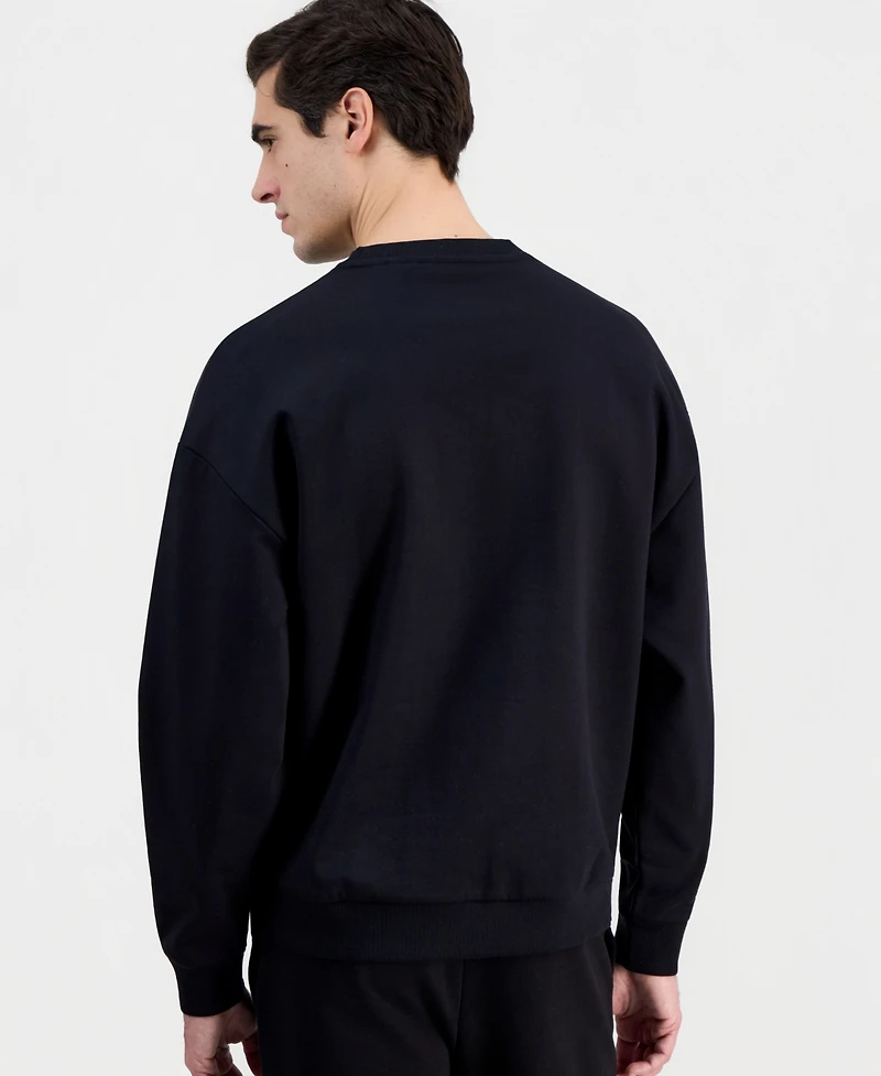 Hugo Boss Men's Dinex Oversized-Fit Logo Sweatshirt