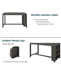 Casainc 5-Piece Counter Height Dining Set with 4 Chairs