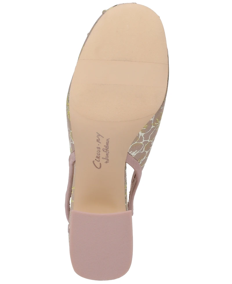 Circus Ny by Sam Edelman Diane Slingback Block-Heel Ballet Pumps