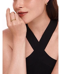 Devata Mariner Hoop Earrings in Gold Plated Sterling Silver