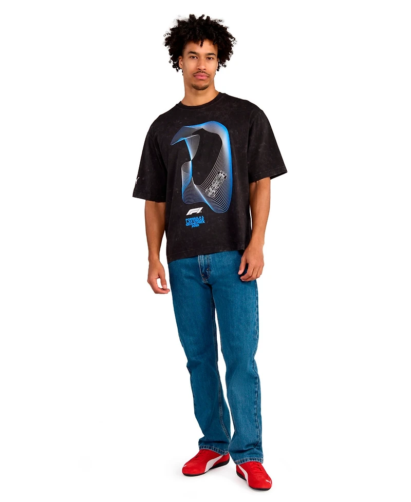Puma Men's Formula 1 Las Vegas Race Track Graphic T-Shirt