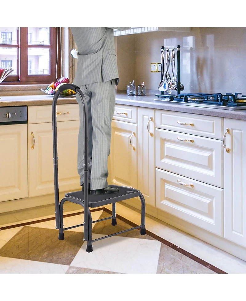 Sugift 330 lbs Non-Slip Heavy Duty Step Stool