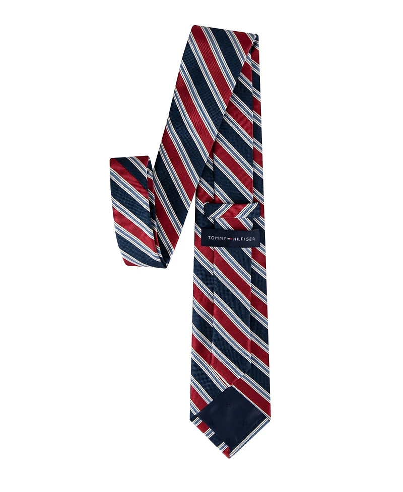 Tommy Hilfiger Men's Conrad Striped Pattern Classic Tie