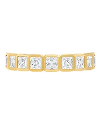 Macy's White Sapphire Band Ring (1-5/8 ct. t.w.) in 14k Yellow Gold-Plated Sterling Silver