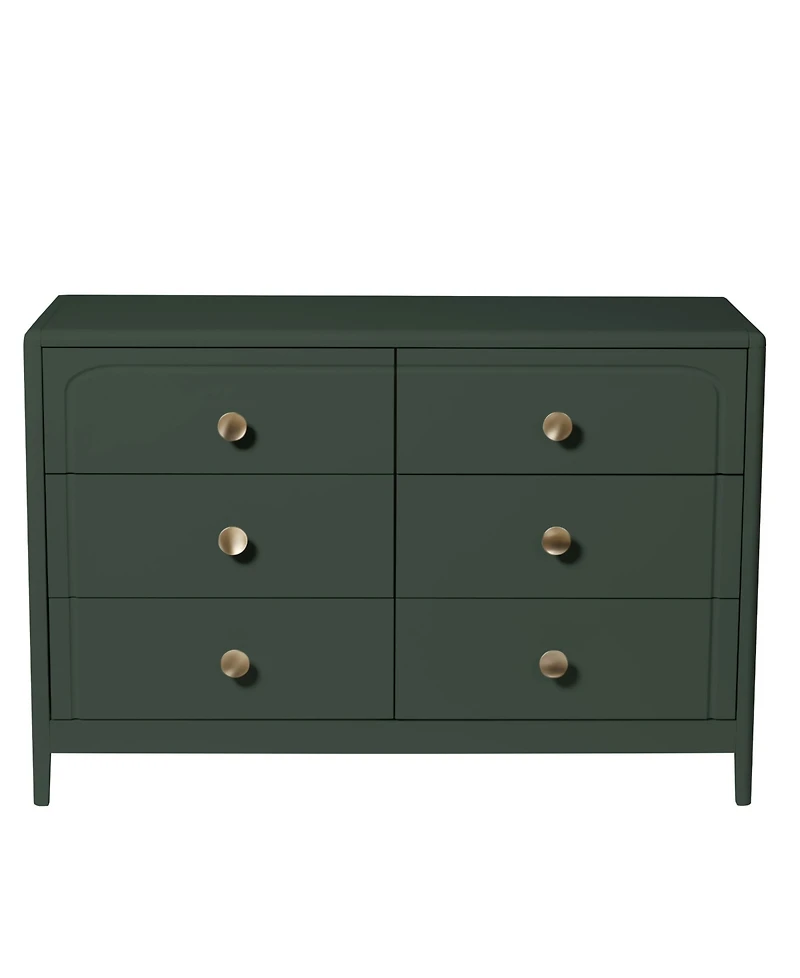 Little Seeds Baby Neutral Briar 6-Drawer Dresser