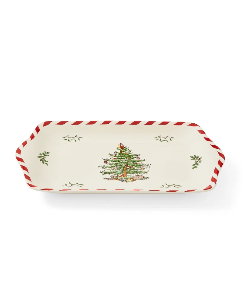 Spode Christmas Tree Dessert Tray