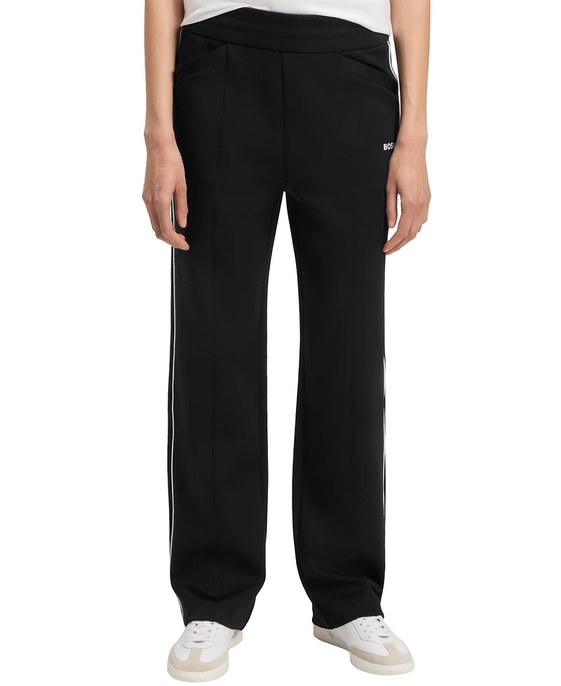 Boss by Hugo Women's Straight-Fit Tracksuit Pants