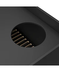 Homsee Cat Litter Box Furniture Hidden, Cat Condo Pet House with Stairs, Cat Litter House for Living Room