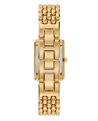 Michael Kors Women's Essex Three-Hand Gold-Tone Stainless Steel Watch, 20mm