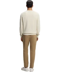 Boss by Hugo Men's Knitted Structure Cotton Sweater