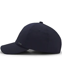 Boss by Hugo Boss Men's Wool-Blend Twill Metallic Logo Lettering Cap