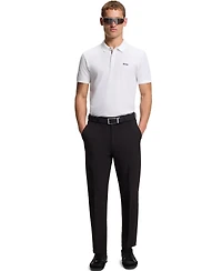 Boss by Hugo Men's Printed Pattern Cotton-Pique Polo Shirt