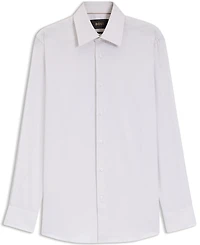 Boss by Hugo Men's Italian-Made Structured Cotton Slim-Fit Dress Shirt