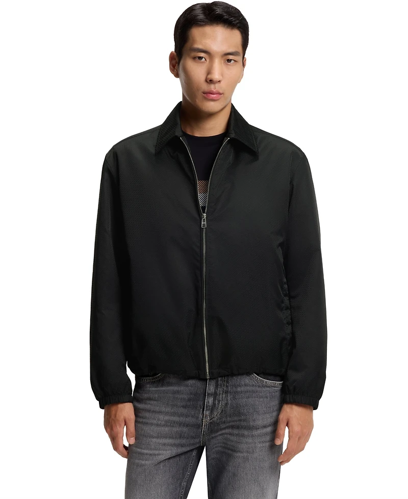 Boss by Hugo Men's Water-Repellent Monogram Jacket
