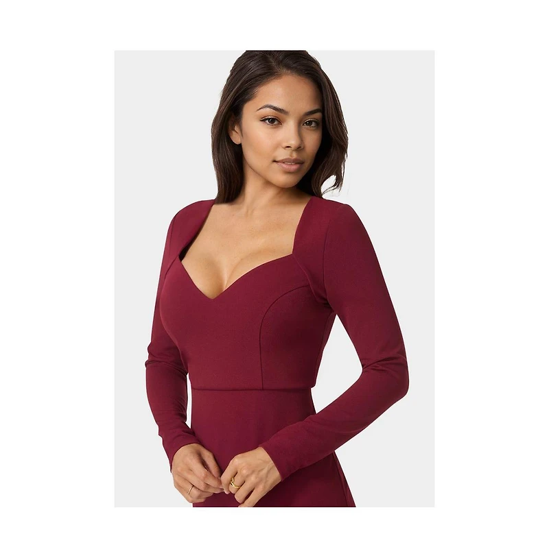 Bebe Women's Open Back Ankle Dress