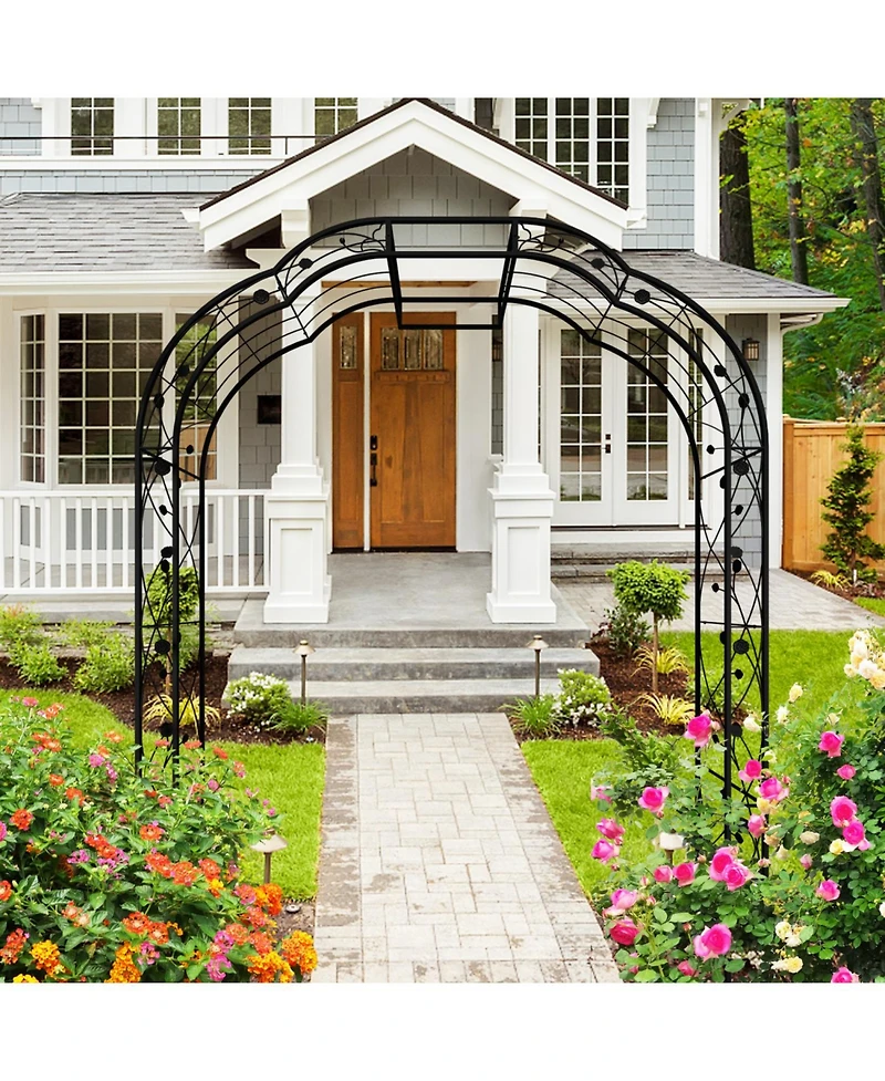 Streamdale Furniture Metal Garden Arch 74.4" Wide